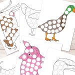 Free Farm Animals Do A Dot Printables   Easy Peasy Learners   Do A Dot Art Pages Free Printable
