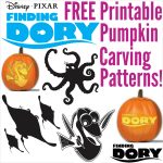 Free Finding Dory Pumpkin Carving Patterns To Print!   Pumpkin Patterns Free Printable