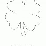 Free Four Leaf Clover Outline, Download Free Clip Art, Free Clip Art   Four Leaf Clover Template Printable Free