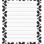 Free Free Printable Border Designs For Paper Black And White   Free Printable Writing Paper With Borders