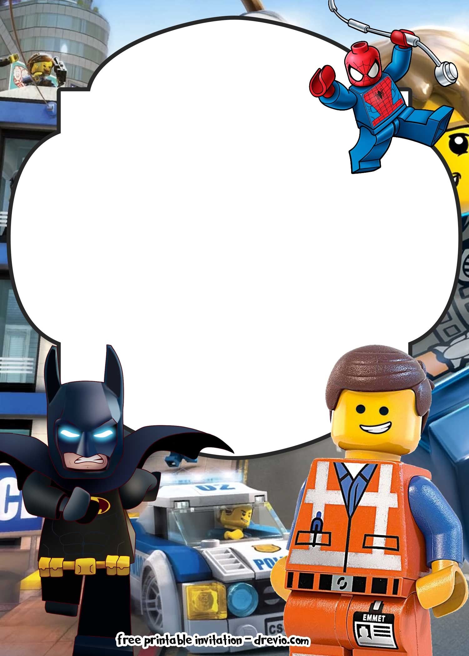 Free Lego Movie Invitations For | Free Printable Birthday - Lego Batman Party Invitations Free Printable