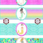 Free Mermaid Birthday Party Printables | Party Printables | Mermaid   Free Printable Little Mermaid Birthday Banner