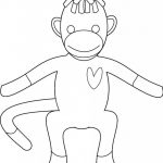 Free Monkey Sock Coloring Pages To Print Out   Enjoy Coloring | Food   Free Printable Sock Monkey Pictures