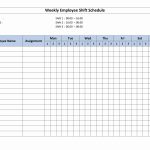 Free Monthly Work Schedule Template | Weekly Employee 8 Hour Shift   Free Printable Weekly Work Schedule