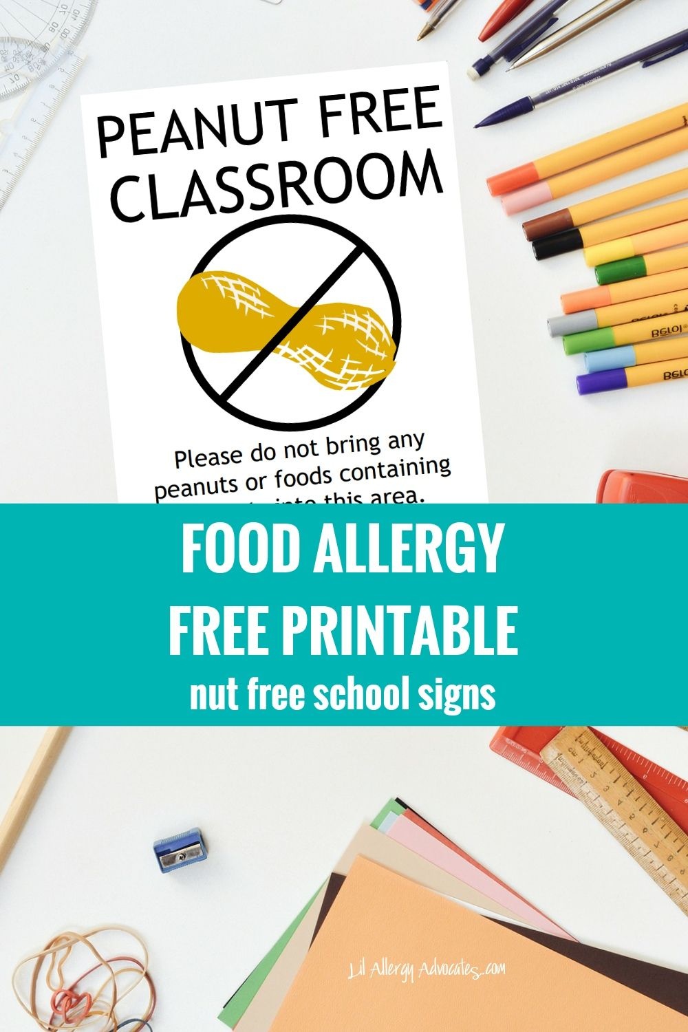 Free Nut Free Classroom And Nut Free School Signs. Free Printable - Printable Nut Free Signs