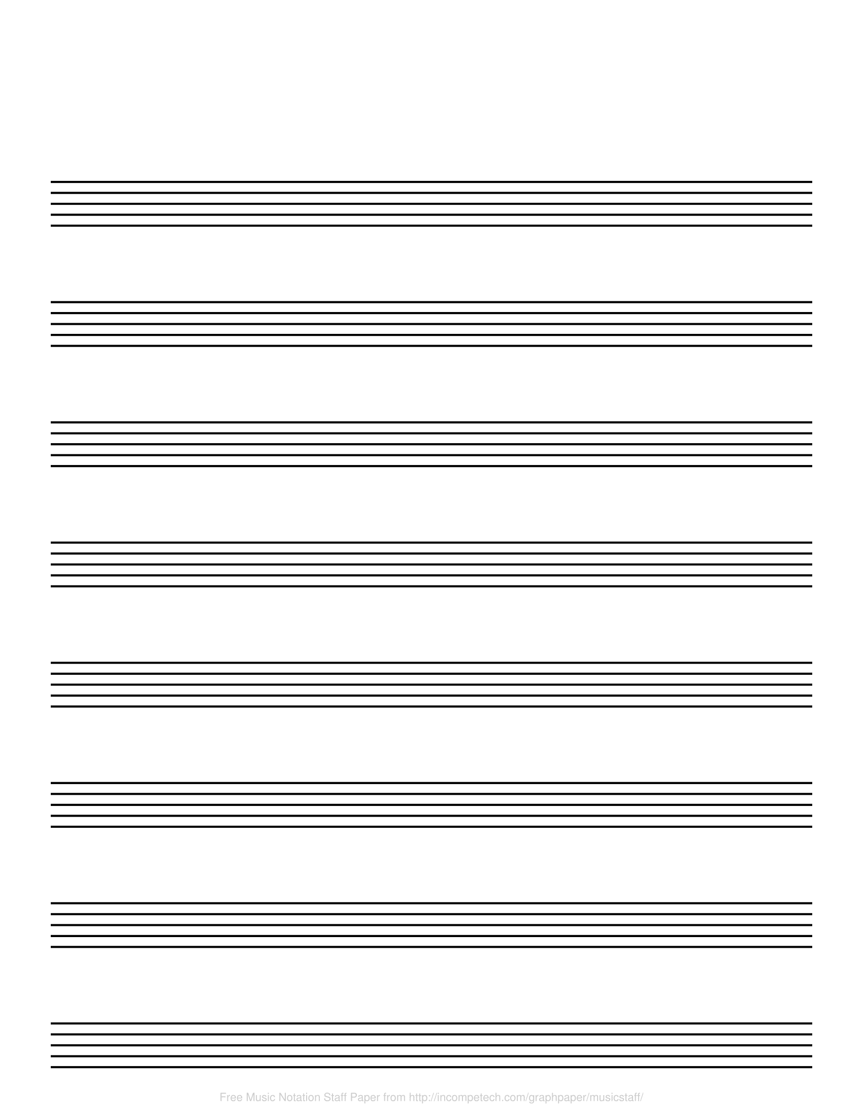 Free Online Graph Paper / Music Notation - Free Printable Music Staff