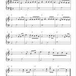 Free Piano Sheet Music For Beginners With The Melody How Great Thou   Free Printable Sheet Music For Piano Beginners Popular Songs