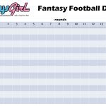 Free Print At Home Fantasy Football Draft Board | Female Fans   Free Fantasy Football Draft Kit Printable