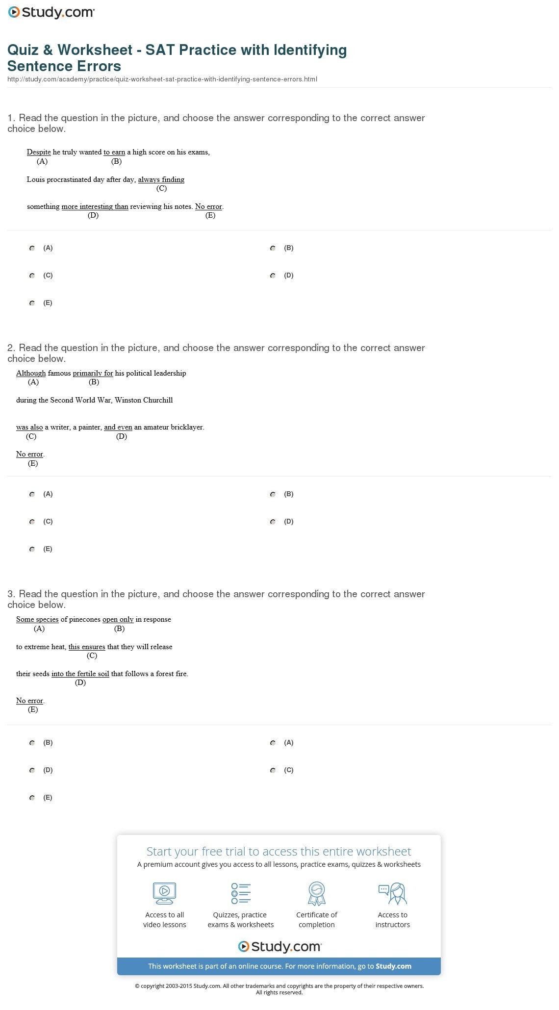 Printable Act Science Practice Passages