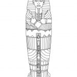 Free Printable Ancient Egypt Coloring Pages For Kids | Social   Free Printable Sarcophagus