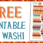 Free Printable Autumn Washi Tape – Bible Journal Love   Free Printable Washi Tape
