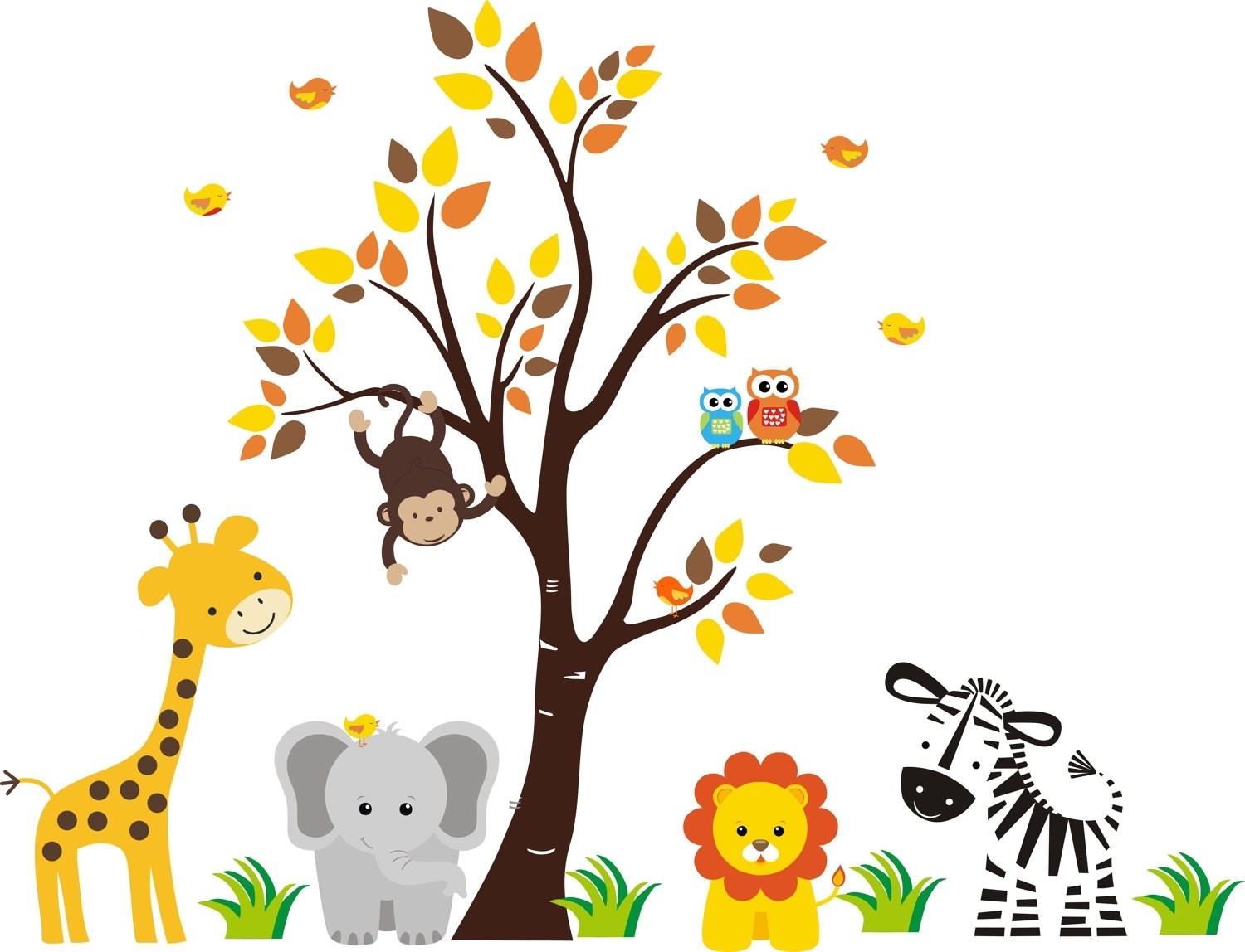 Free Printable Baby Jungle Animal Clipart 8 » Clipart Portal - Free Printable Baby Jungle Animal Clipart