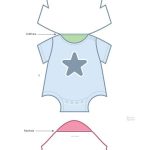 Free Printable Baby Onesies Card Template. Just Dowload And Assemble   Free Printable Onesie Pattern