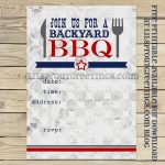 Free Printable Bbq Cookout Invitation | Free Printables | Bbq Party   Free Printable Cookout Invitations