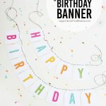 Free Printable Birthday Banner | Parties & Celebrations | Printable   Free Printable Birthday Banner