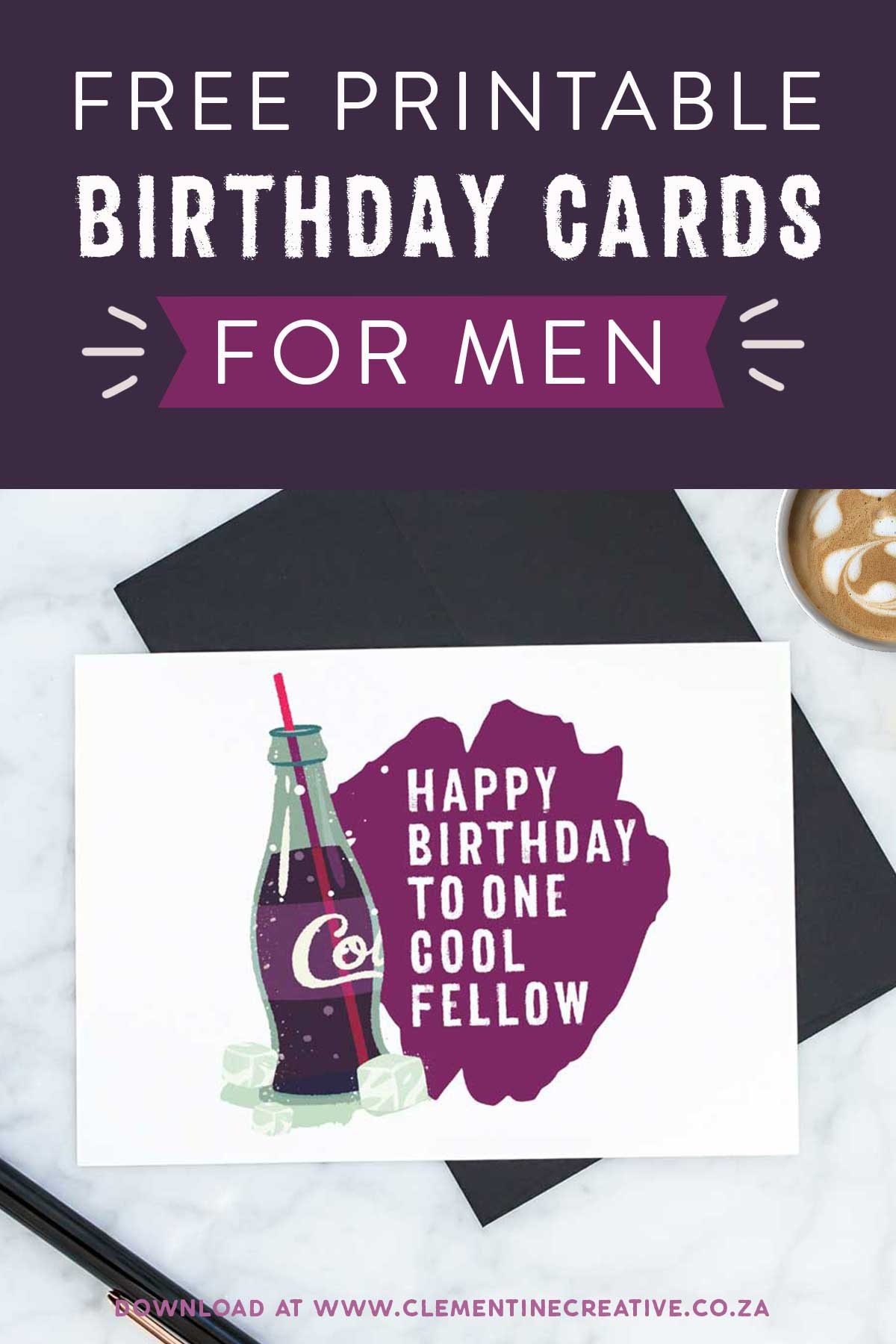 Free Printable Birthday Cards For Him | Stay Cool - Free Printable Bday Cards