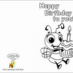 Free Printable Birthday Cards To Color   Printable Cards   Free Printable Cards To Color