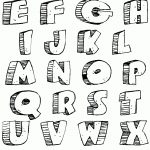 Free Printable Bubble Letters Of The Alphabet Tattoo Page 3   Free Printable 3D Letters