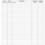 Free Printable Checkbook Register Templates … | Checkbook Register   Free Printable Blank Check Register Template