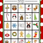 Free Printable Christmas Bingo Game | Christmas | Christmas Bingo   Free Printable Christmas Bingo
