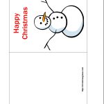 Free Printable Christmas Cards | Free Printable Happy Christmas Card   Free Printable Christmas Card Templates
