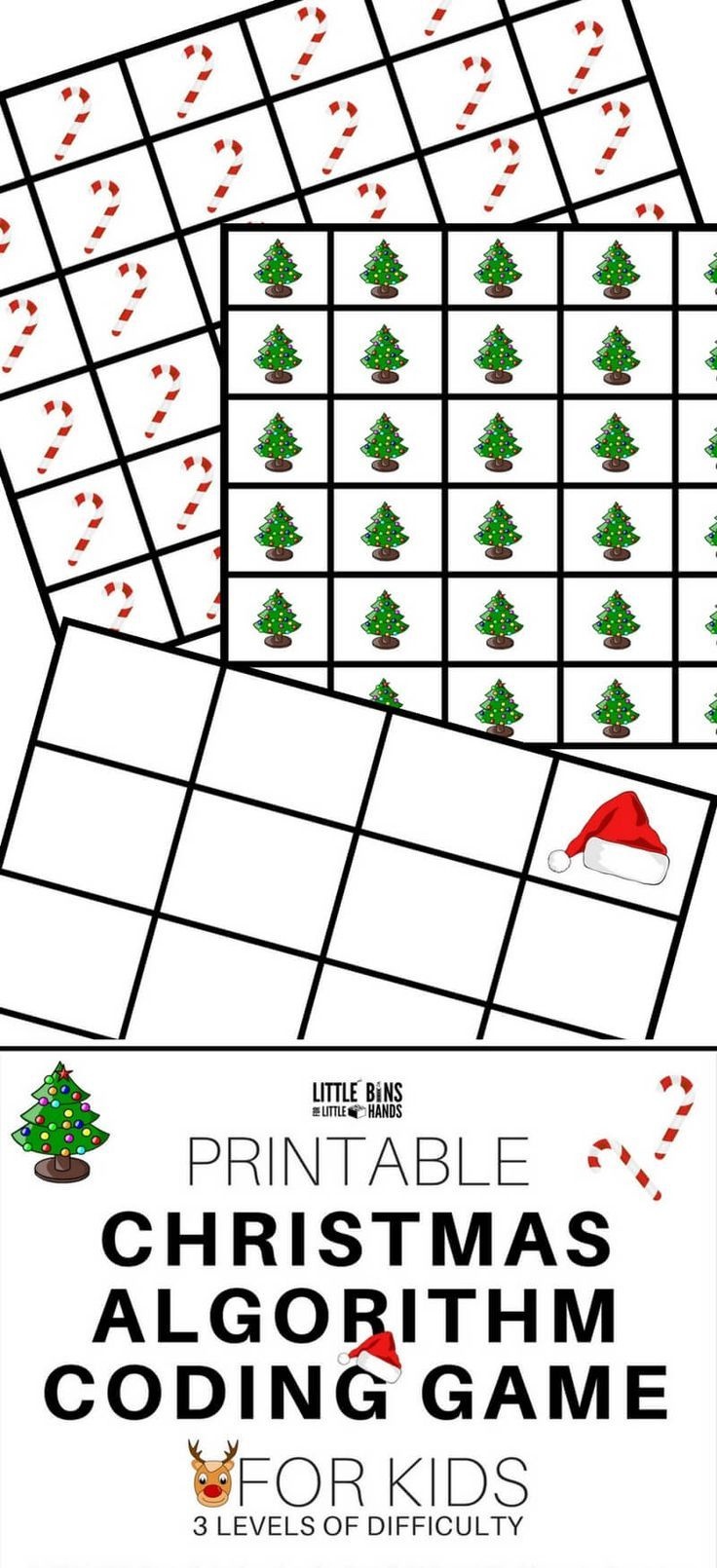 Free Printable Christmas Coding Stem Activity Game For Kids - Free Printable Stem Activities