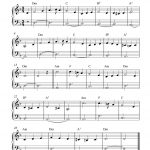 Free Printable Christmas Sheet Music | Free Sheet Music Scores: Free   Free Printable Christmas Music Sheets Piano