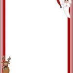 Free Printable Christmas Stationary Borders | Christmasstationery   Free Printable Christmas Frames And Borders
