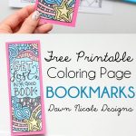 Free Printable Coloring Page Bookmarks | Library Printables & Other   Free Printable Bookmarks For Libraries