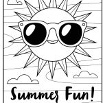 Free Printable Coloring Page: Summer Fun | Summer | Summer Coloring   Summer Coloring Sheets Free Printable