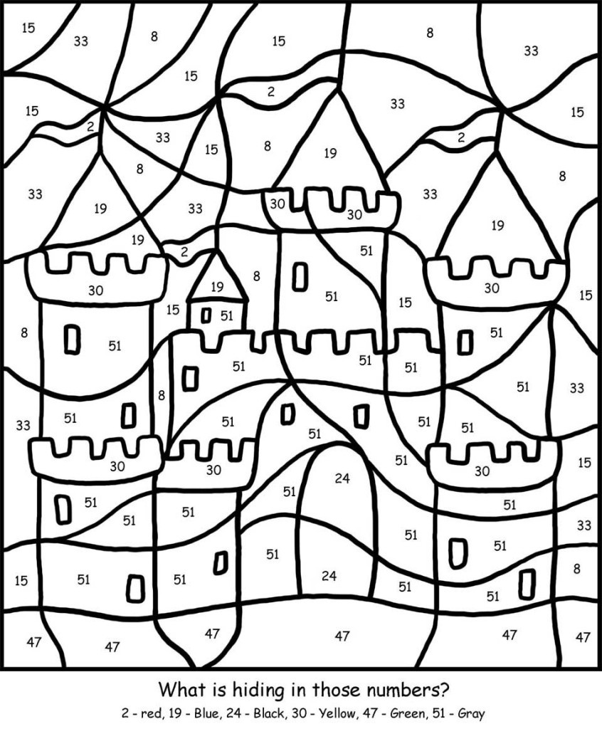 Free Printable Colornumber Coloring Pages - Best Coloring Pages - Free Printable Paint By Number Coloring Pages