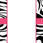 Free #printable Customizable Zebra Stripes #party Invitation | Party   Free Printable Zebra Baby Shower Invitations