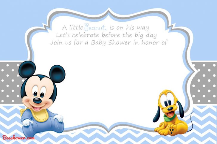 Free Printable Tinkerbell Baby Shower Invitations