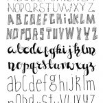 Free Printable Disney Letter Stencils | Bullet Journals   Free Printable Disney Font Stencils