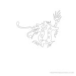 Free Printable Dragon Stencil C | Crafts To Try | Stencils   Free Printable Dragon Stencils