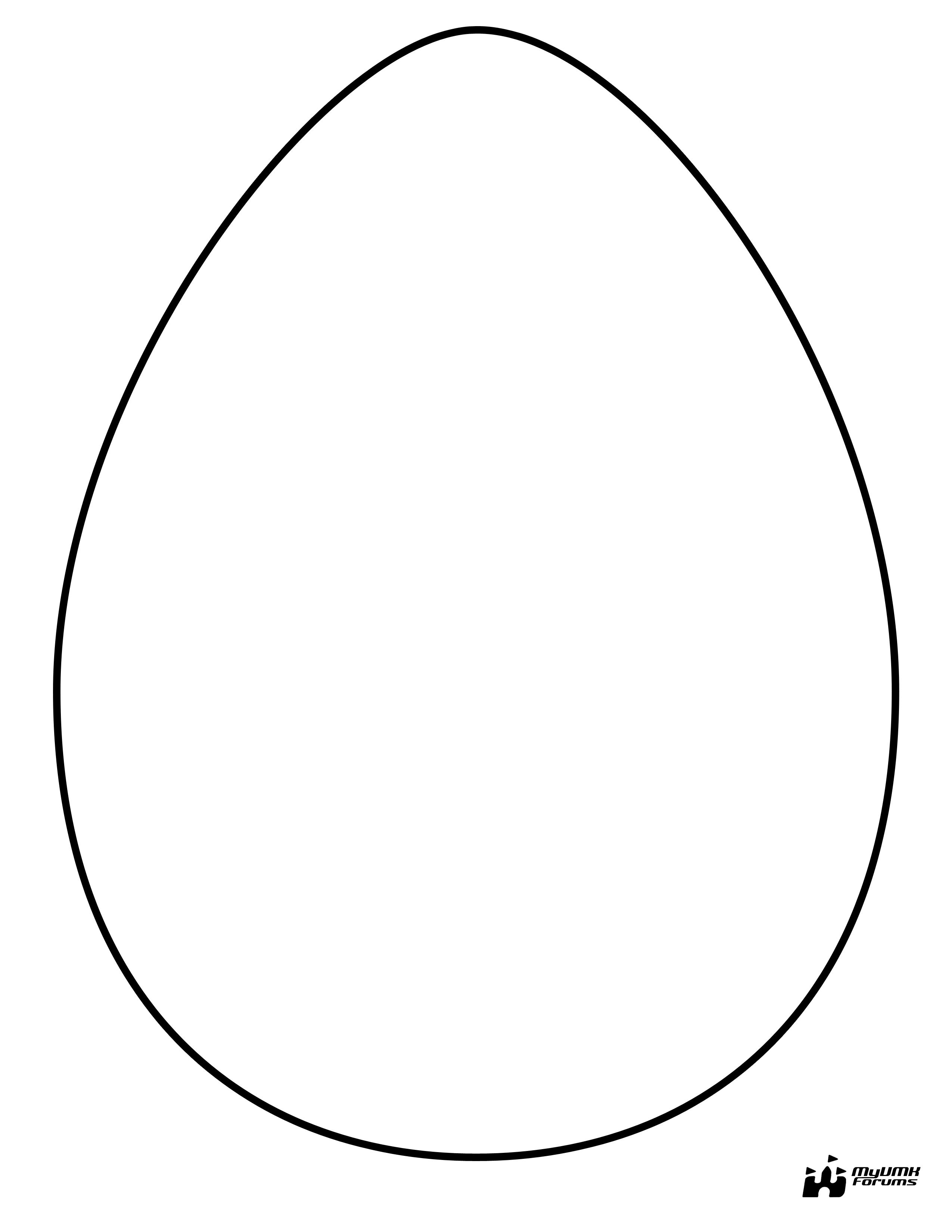 Free Printable Easter Egg Shapes – Hd Easter Images - Easter Egg Template Free Printable
