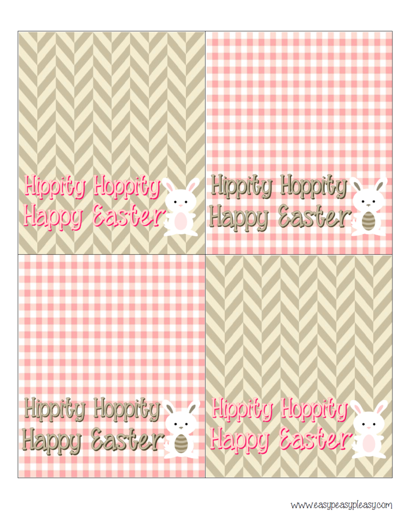 Free Printable Easter Treat Bag Toppers - Easy Peasy Pleasy - Free Printable Bag Toppers