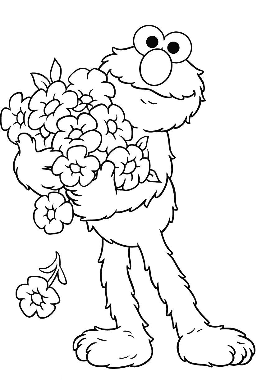 Free Printable Elmo Coloring Pages For Kids | Fun Stuff :d | Elmo - Elmo Color Pages Free Printable