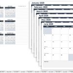 Free, Printable Excel Calendar Templates For 2019 & On | Smartsheet   Free Printable Out Of Service Sign