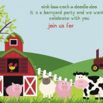Free Printable Farm Animals Birthday Invitation Template | Free   Free Printable Farm Birthday Invitations