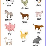 Free Printable Farm Animals Chart Keywords:toddler,preschool,kids   Free Printable Farm Animal Flash Cards