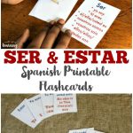 Free Printable Flashcards: Ser And Estar Flashcards | Mi Español   Free Printable Spanish Verb Flashcards