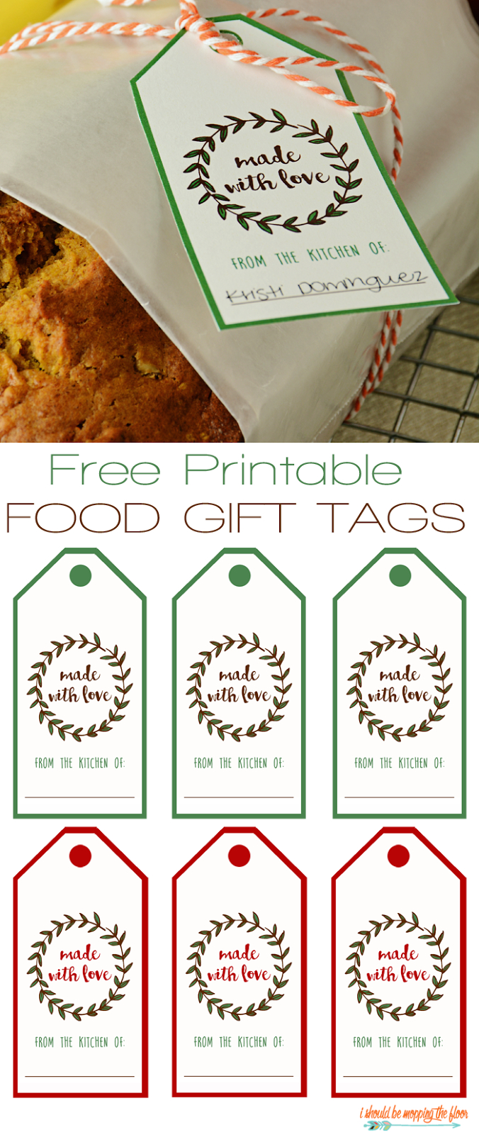 Free Printable Christmas Food Labels