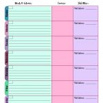 Free Printable Food Journal: 6 Different Designs   Free Printable Calorie Counter Sheet
