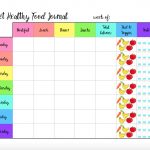 Free Printable Food Journal: 6 Different Designs   Free Printable Calorie Counter Sheet