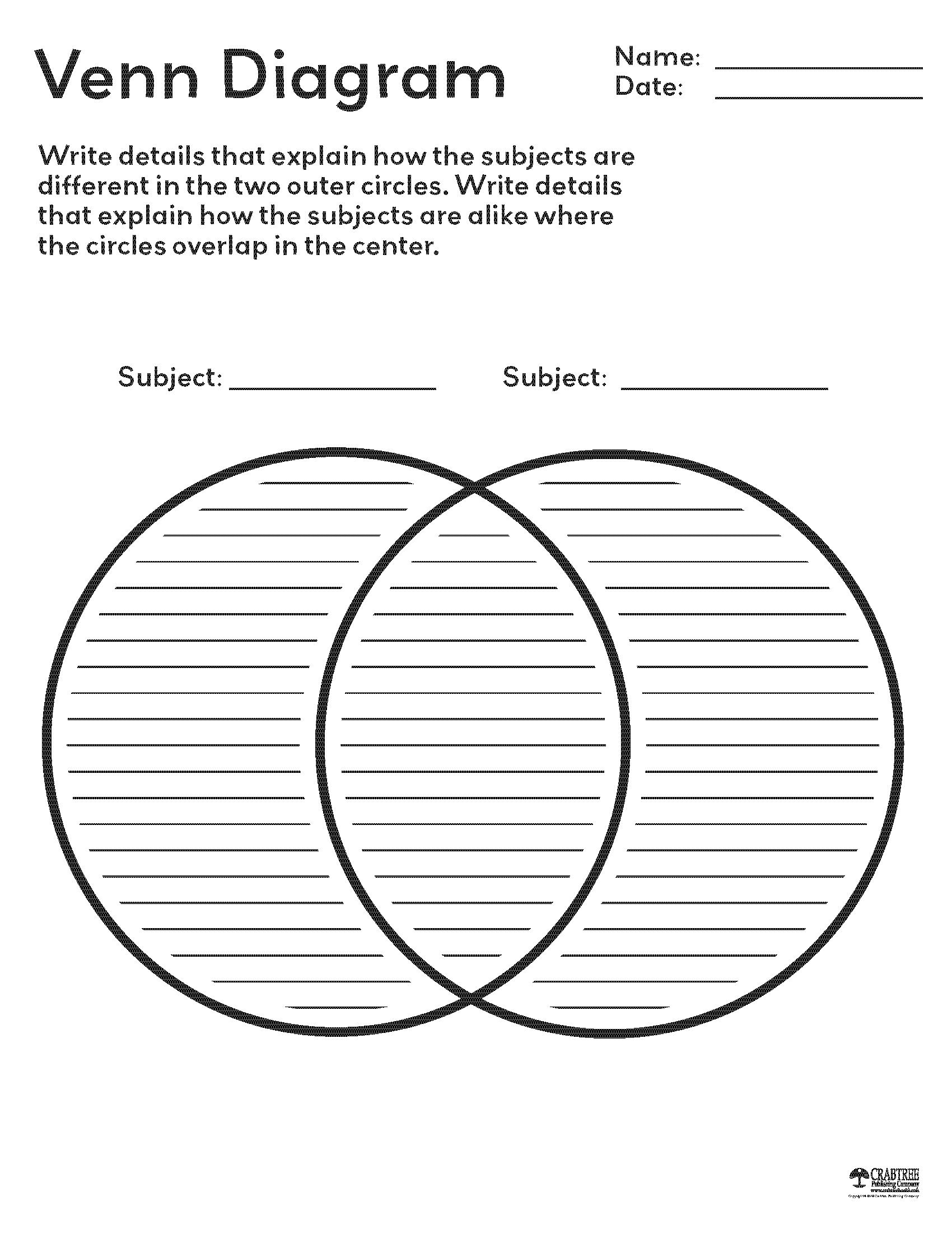 Free Printable Graphic Organizers From Crabtree Publishing | 3Rd - Free Printable Graphic Organizers