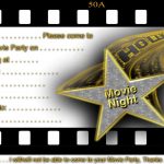Free Printable Gratuation Movie Themed Invitations | Printable Movie   Free Printable Movie Themed Invitations
