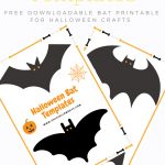 Free Printable Halloween Bat Cut Out Template For Crafts And Decor   Halloween Crafts For Kids Free Printable
