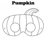 Free Printable Halloween Pumpkin Mask   Ready To Be Colored! | Mops   Free Printable Face Masks