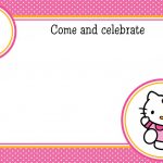 Free Printable Hello Kitty Birthday Party Invitations | Free   Hello Kitty Free Printable Invitations For Birthday